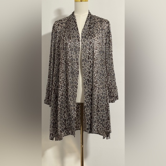 Open Front Ling Kimono Size XL Animal Print  SKU8 - Picture 1 of 6